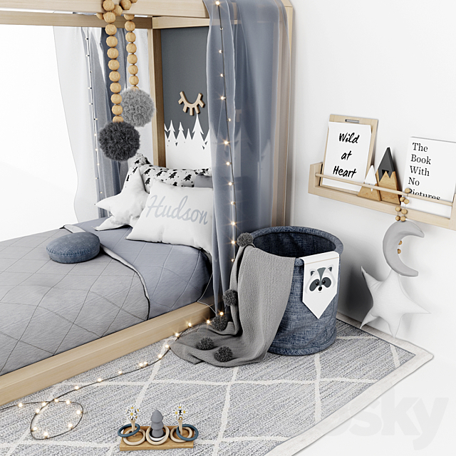 children’s bed 3DSMax File - thumbnail 2