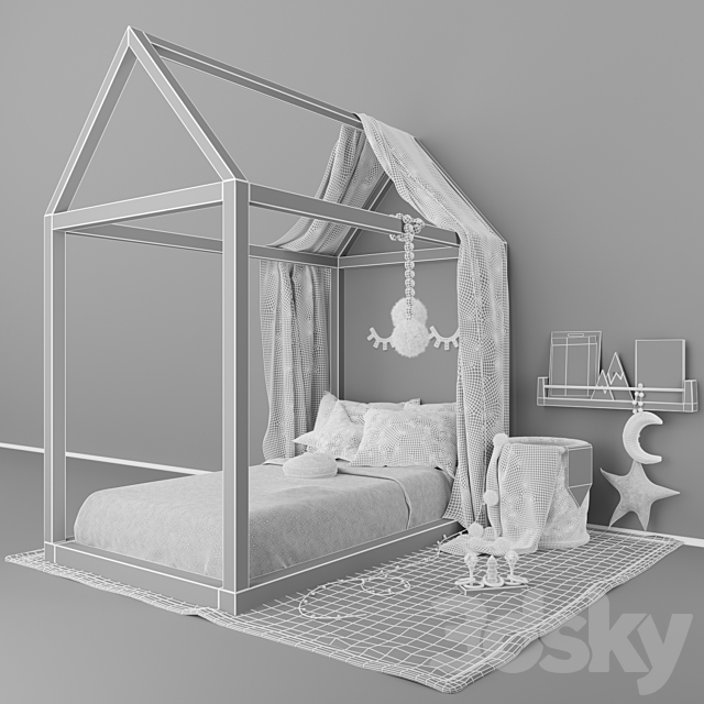 children’s bed 3DSMax File - thumbnail 3