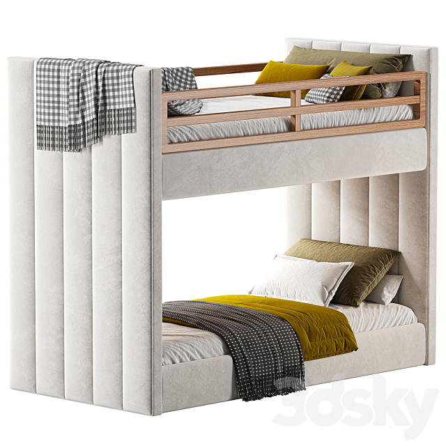 Children’s bed bunk Line 3DS Max Model - thumbnail 3