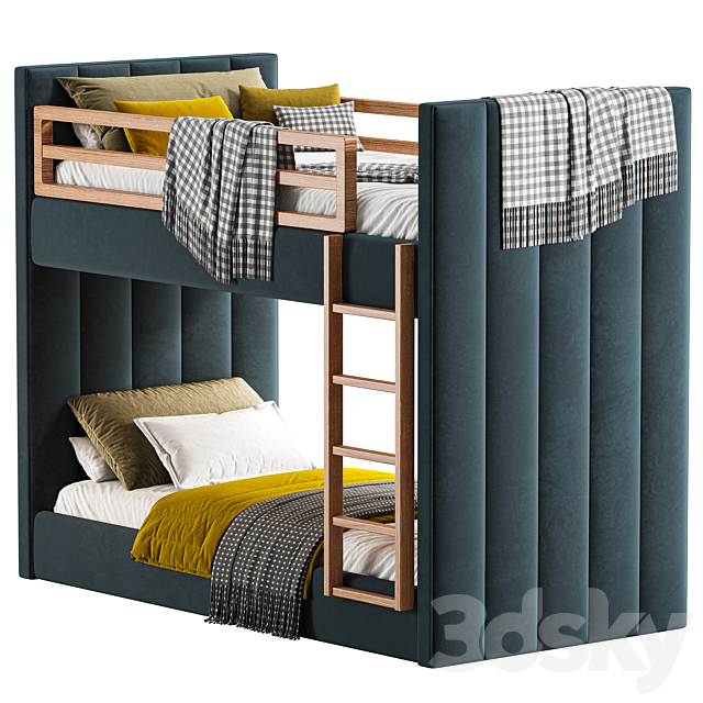 Children’s bed bunk Line 3DS Max Model - thumbnail 4