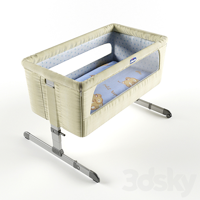 Children’s bed CHICCO NEXT 2 ME 3ds Max - thumbnail 1