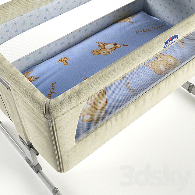 Children’s bed CHICCO NEXT 2 ME 3ds Max - thumbnail 2