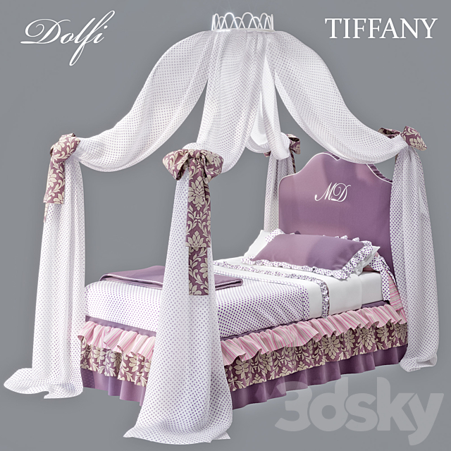 Children’s bed Dolfi TIFFANY 3ds Max - thumbnail 1