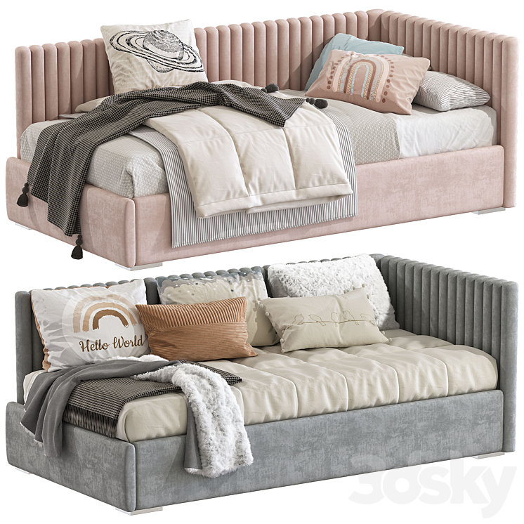 Children’s bed-sofa in modern style 241 3DS Max Model - thumbnail 1