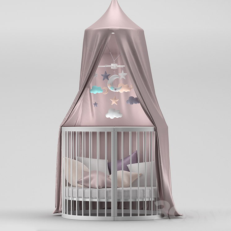 Children's bed transformer 3DS Max - thumbnail 2