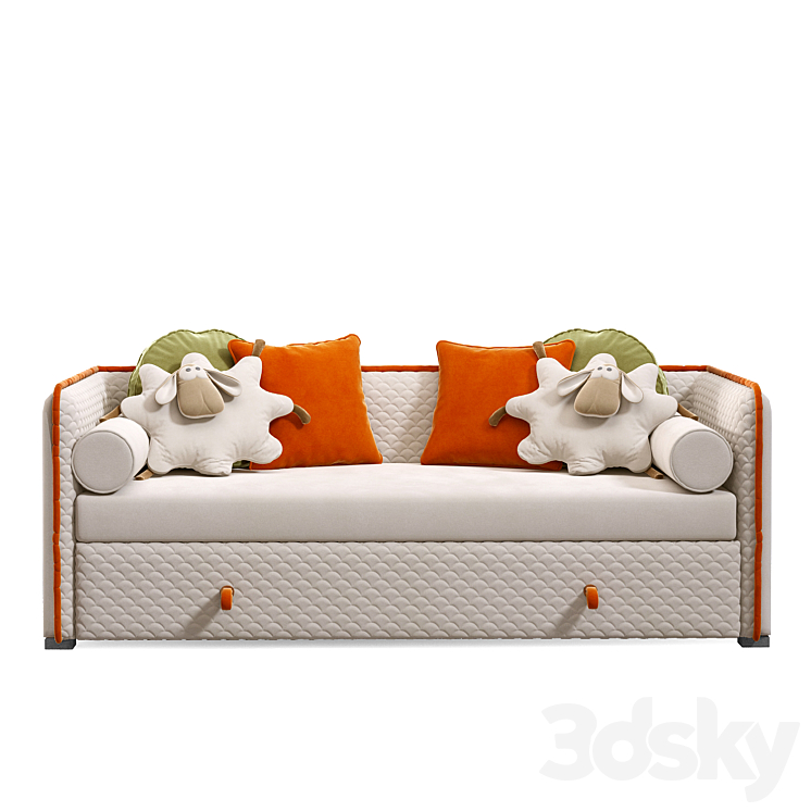 Children's folding sofa BARASH\/ Iriska 3DS Max Model - thumbnail 2