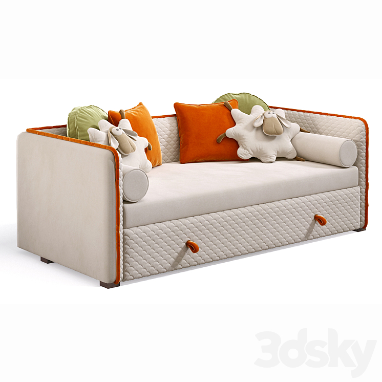 Children's folding sofa BARASH\/ Iriska 3DS Max Model - thumbnail 3