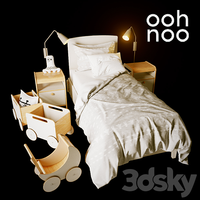 Children’s furniture OOH NOO 3ds Max - thumbnail 1