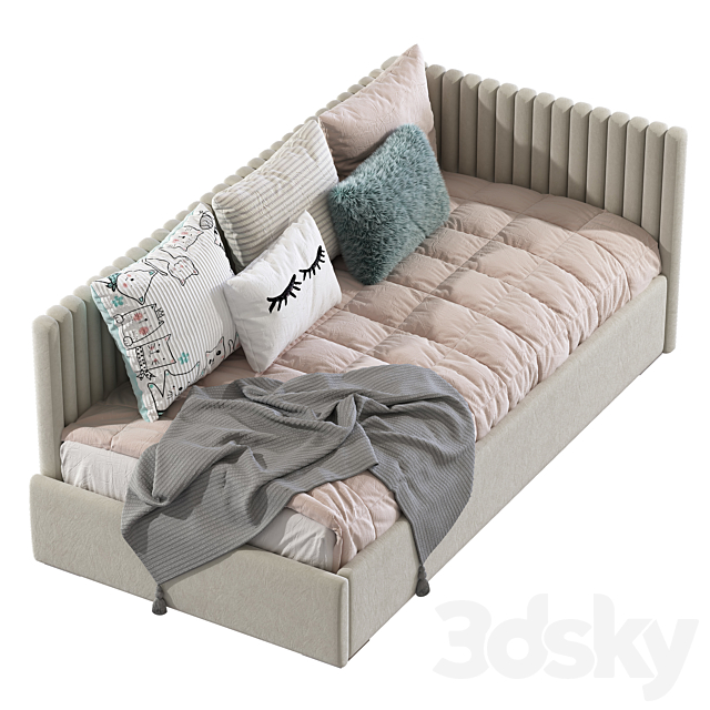 Children’s sofa bed in a modern style 3DS Max Model - thumbnail 4