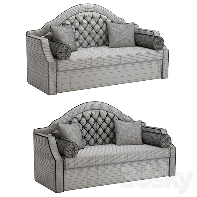 Children’s sofa bed Larissa Unterzo 3ds Max - thumbnail 2