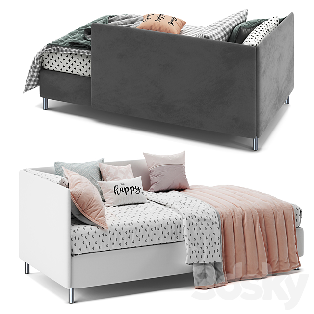 Citterio Meda Corner Bed 3DSMax File - thumbnail 2