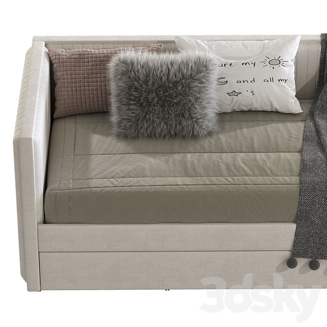 Contemporary style sofa bed 5 3DSMax File - thumbnail 6