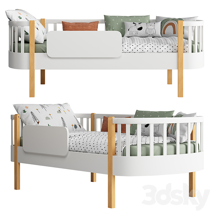 Сhildren’s bed Askona Woody 3DS Max - thumbnail 1