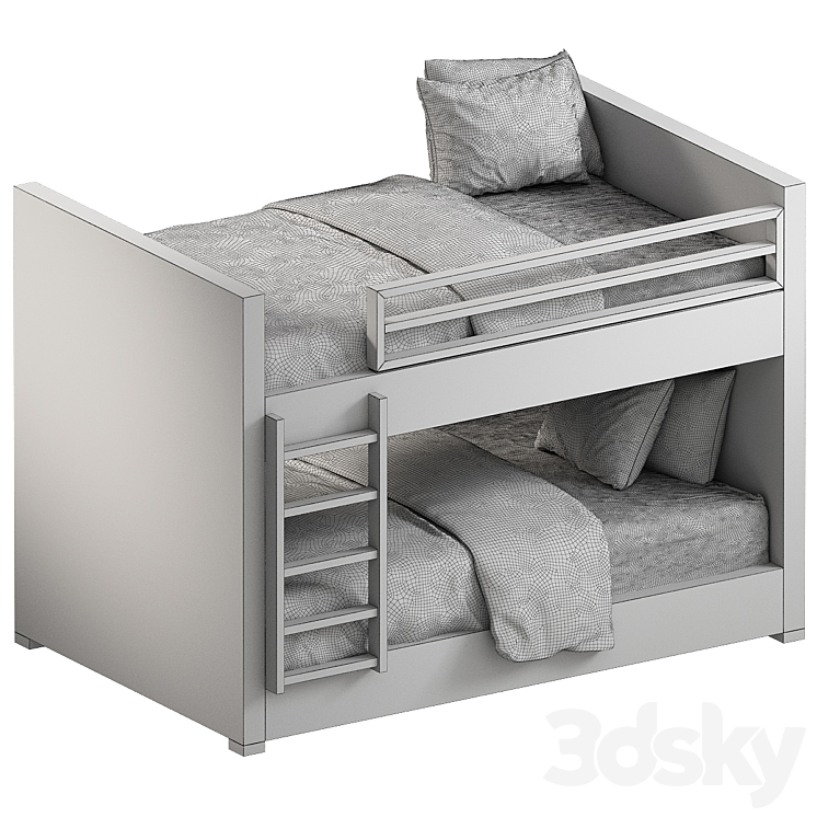 Daby bed 3DS Max - thumbnail 2