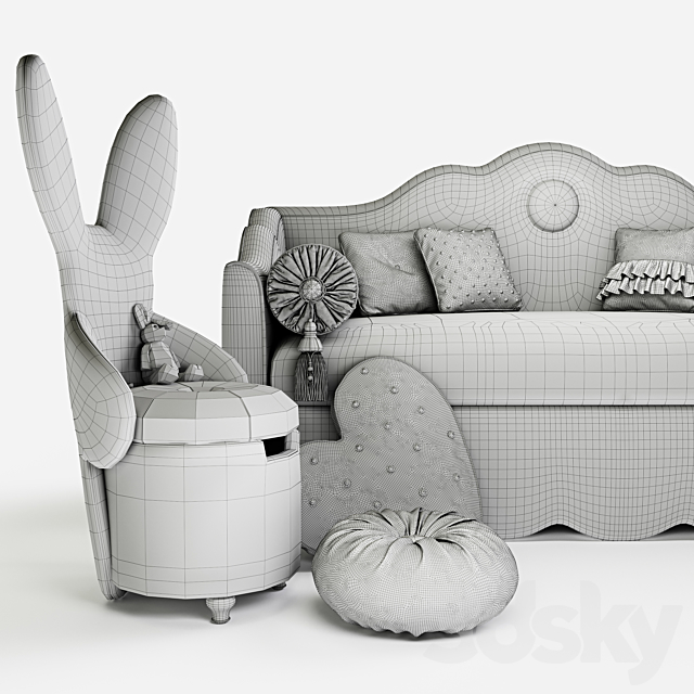 Design Manifesto_Galla and Bunny 3DSMax File - thumbnail 3