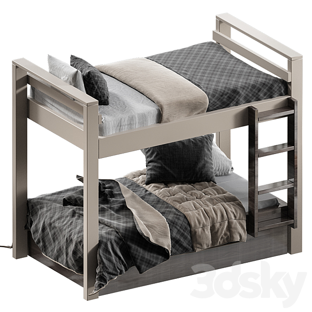 Designer bunk beds 3DSMax File - thumbnail 1