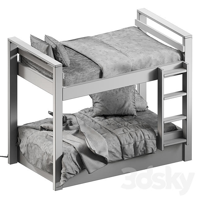 Designer bunk beds 3DSMax File - thumbnail 2