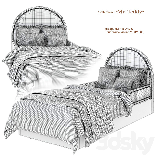 EFI Kid Concept _ Mr. Teddy – bed_3 3DSMax File - thumbnail 2