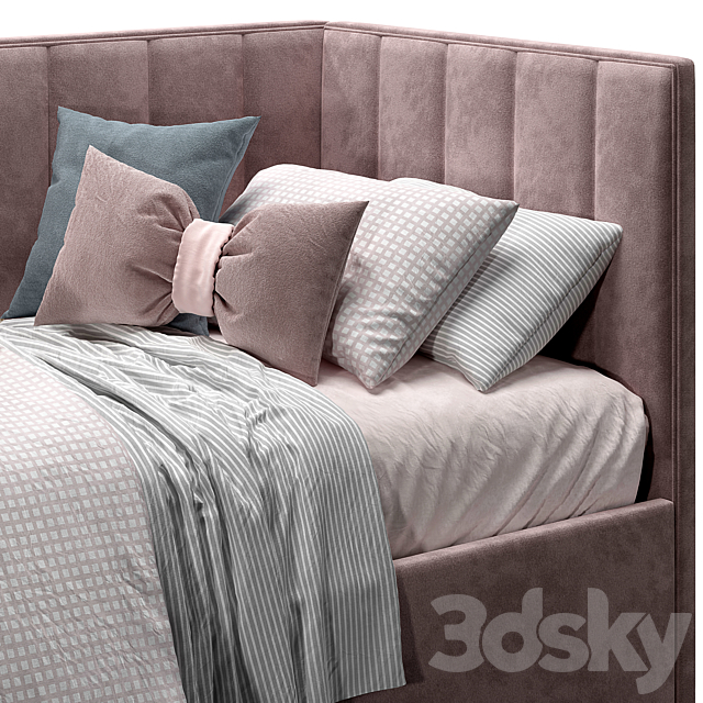 Eva Corner Bed 3DSMax File - thumbnail 4