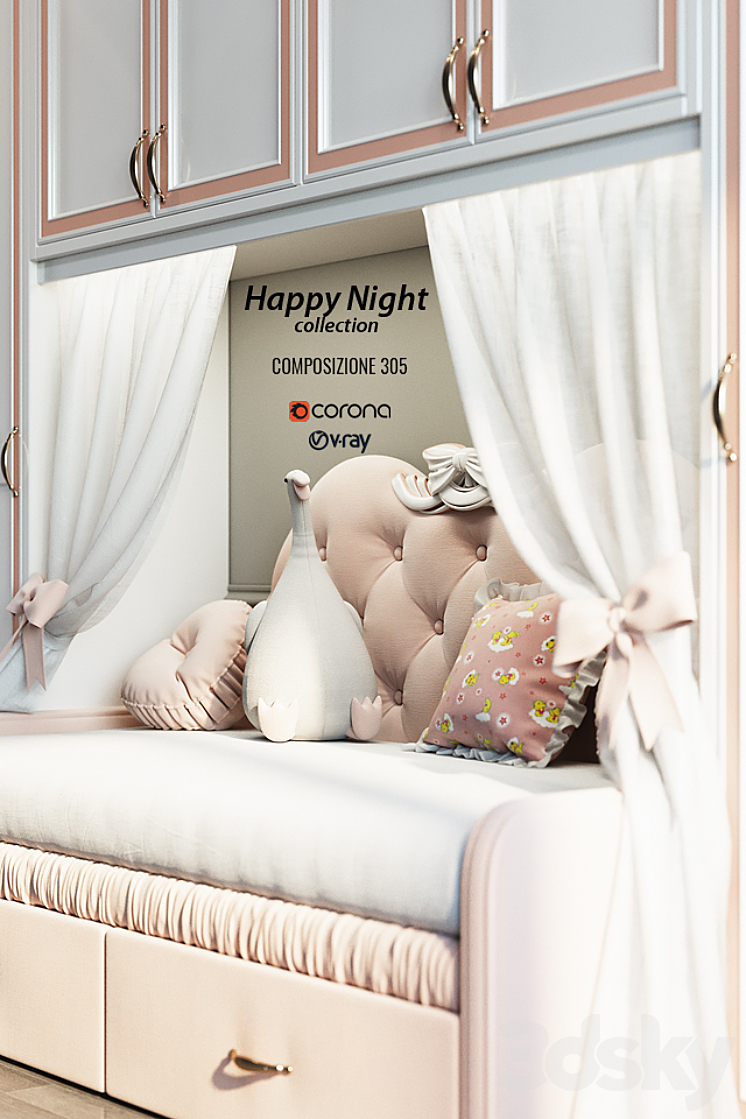 Ferretti e Ferretti Happy Night 3DS Max - thumbnail 2