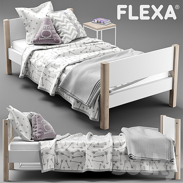 FLEXA SINGLE BED 3DSMax File - thumbnail 1