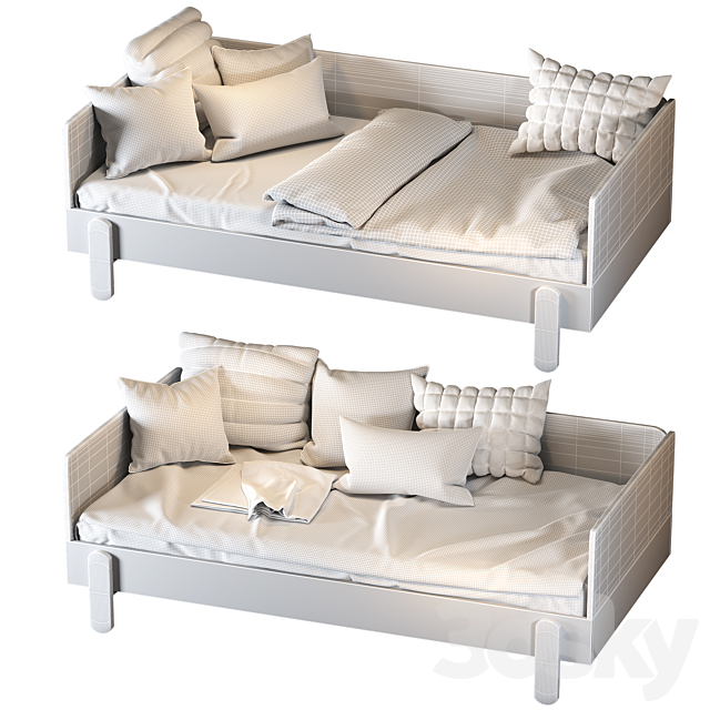 Flexa_bed linen 3DSMax File - thumbnail 4