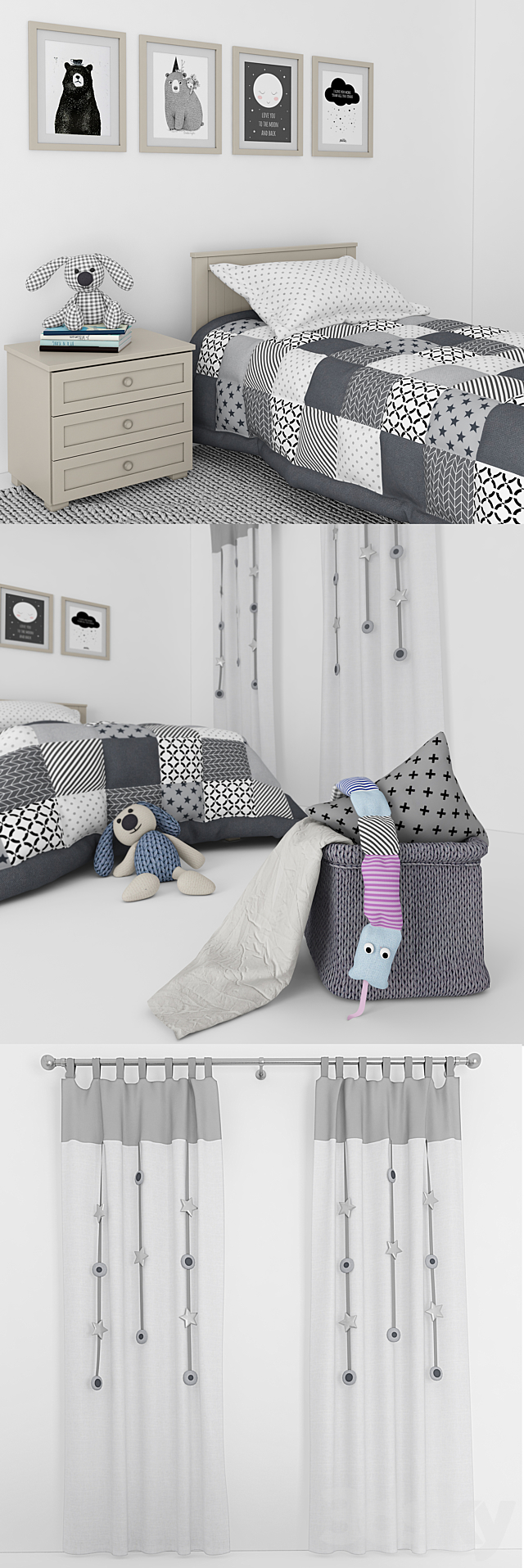 Furniture and accessories for children’s room 4 3DSMax File - thumbnail 2