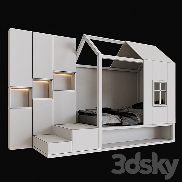 Furniture for children 2 3DSMax File - thumbnail 2