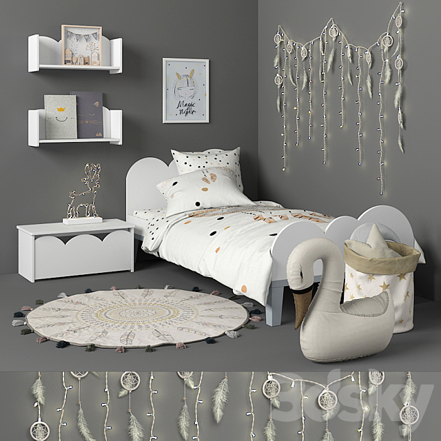 Furniture Vertbaudet 03 3ds Max - thumbnail 1