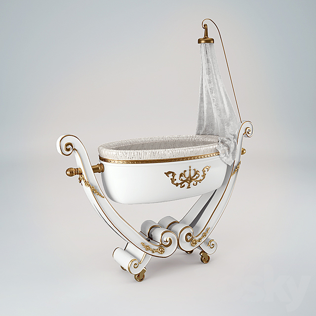 Gemma baby cradle 3DSMax File - thumbnail 1