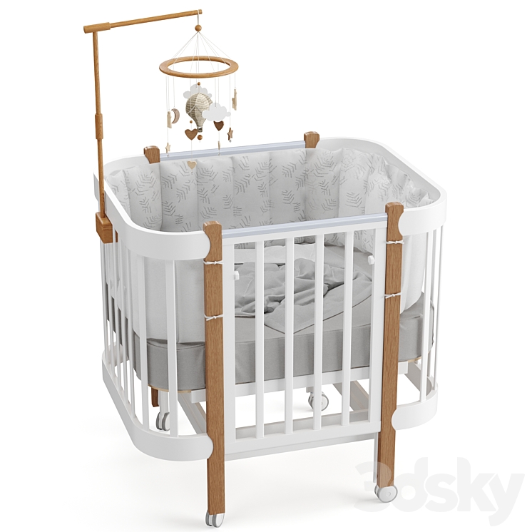 Happy Baby transforming bed. Mommy lux 3DS Max - thumbnail 1