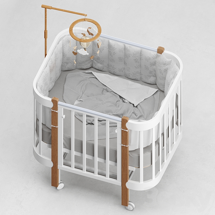 Happy Baby transforming bed. Mommy lux 3DS Max - thumbnail 2