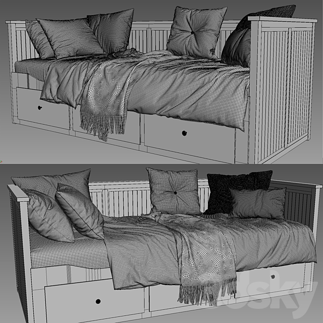 HEMNES 3ds Max - thumbnail 3