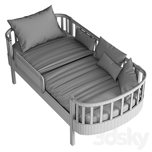 ?hildren’s bed Askona Woody 3DSMax File - thumbnail 3