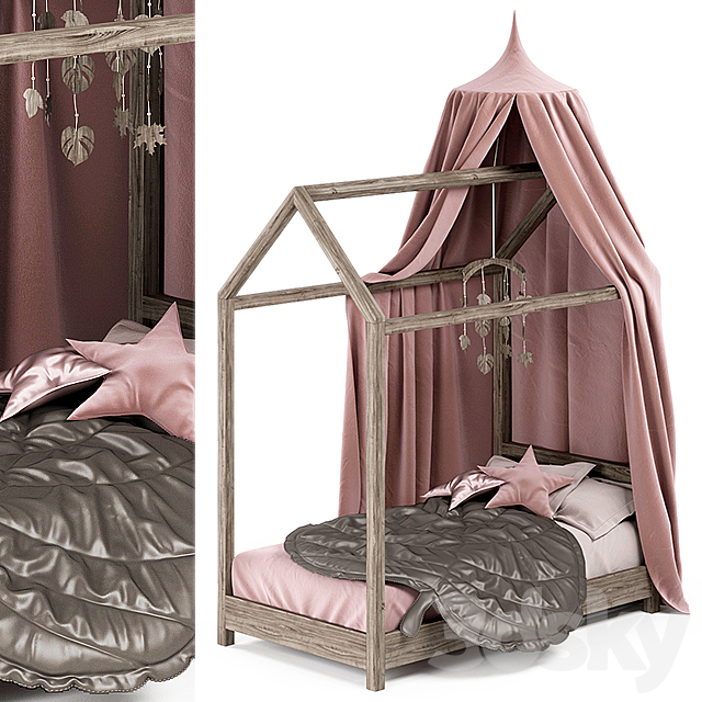 HYGGE bed 01 3DSMax File - thumbnail 1