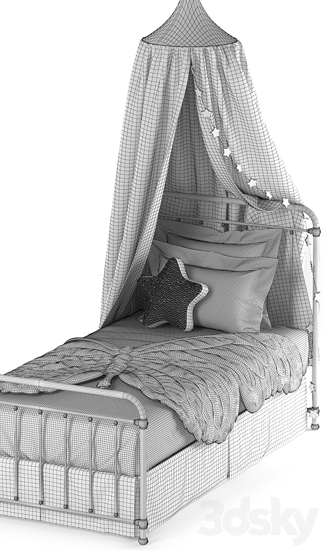 HYGGE bed 03 3DSMax File - thumbnail 2