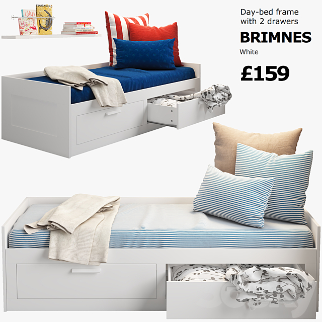 IKEA BRIMNES (3 options) 3DSMax File - thumbnail 1