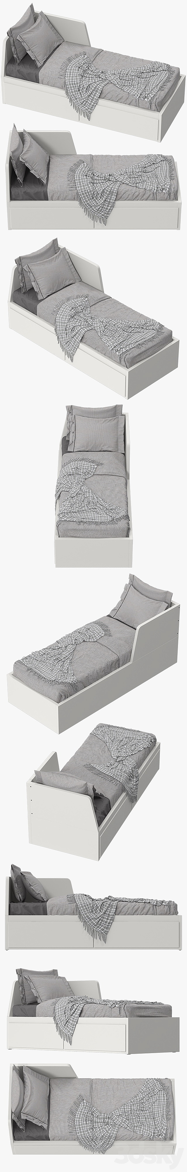 Ikea FLlekke Daybed 3DSMax File - thumbnail 2