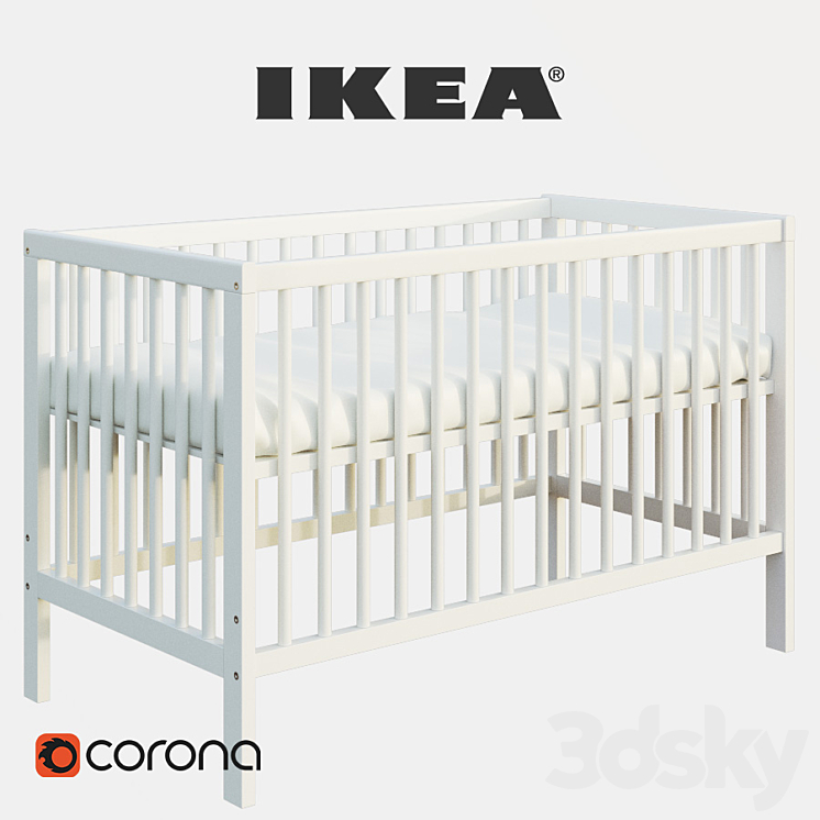 Ikea Gulliver \/ Ikea Gulliver \/ Cot 3DS Max - thumbnail 1