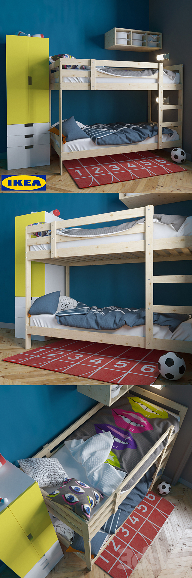 IKEA Midal Bed 3DSMax File - thumbnail 2