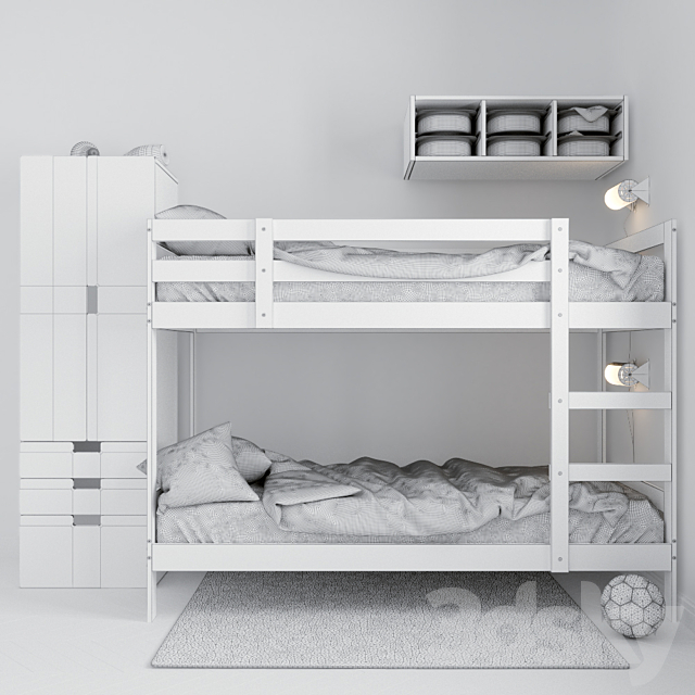 IKEA Midal Bed 3DSMax File - thumbnail 3