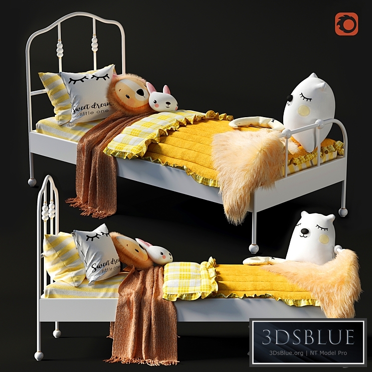 Ikea Sagstua \/ Luröy Bed – 5 3DS Max - thumbnail 3