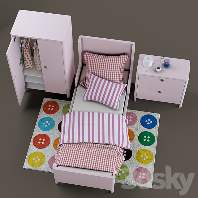 IKEA set # 2 3DS Max Model - thumbnail 2