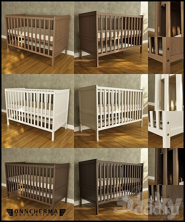 IKEA SUNDVIK Crib 3DSMax File - thumbnail 1