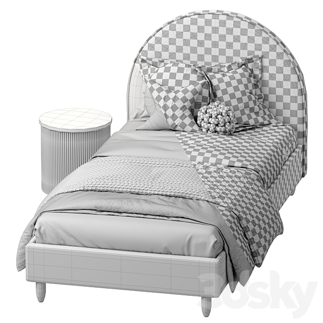 Imogen Single Bed 3DSMax File - thumbnail 5