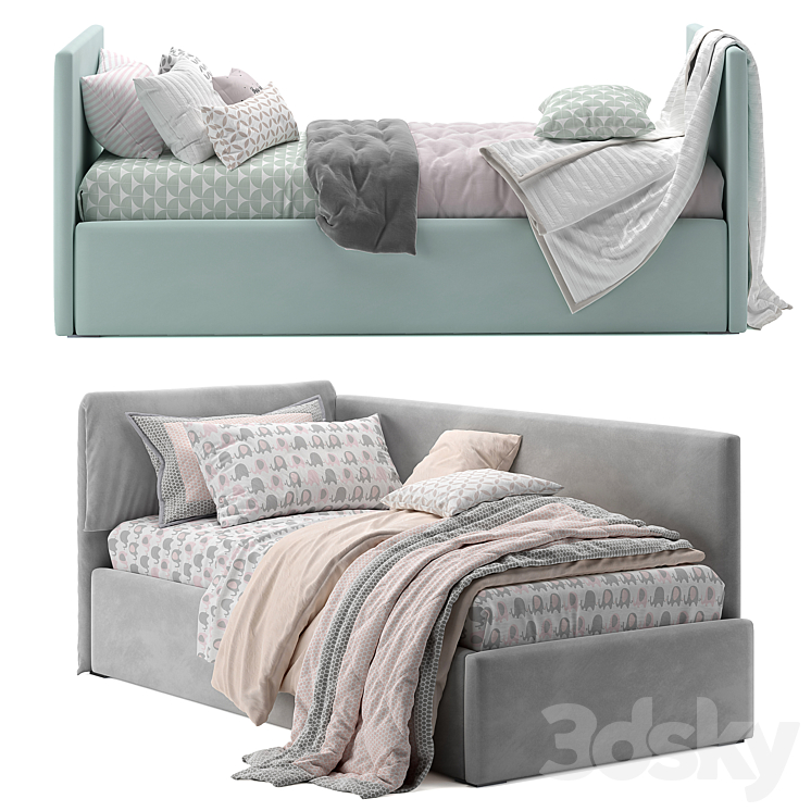 Iorca Bolzan CornerBed and Daybed 3DS Max - thumbnail 1