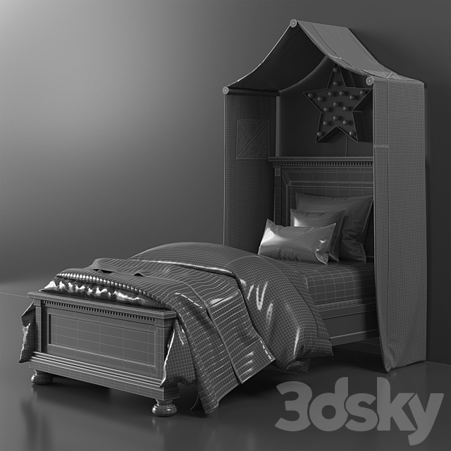 JAMESON BED 3DSMax File - thumbnail 3