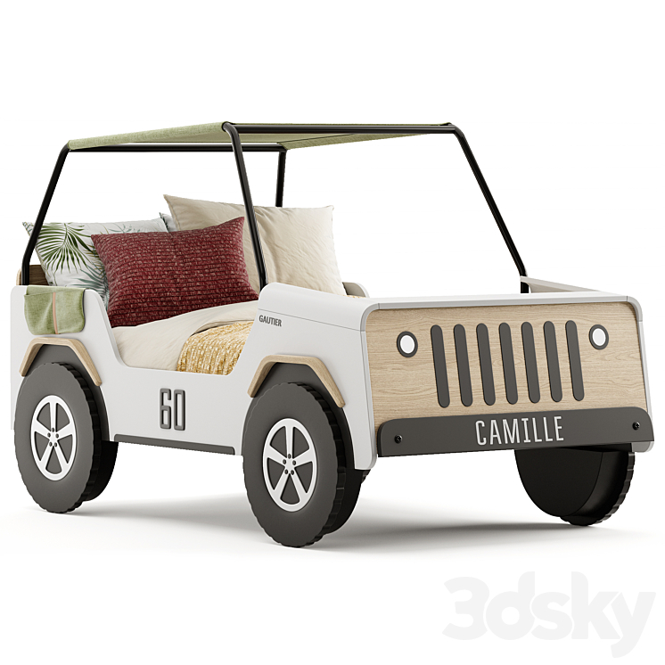 JIIP CAR BED GAUTIER 3DS Max Model - thumbnail 1