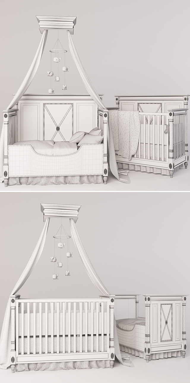 JOURDAN CONVERSION BED RH 3DSMax File - thumbnail 2