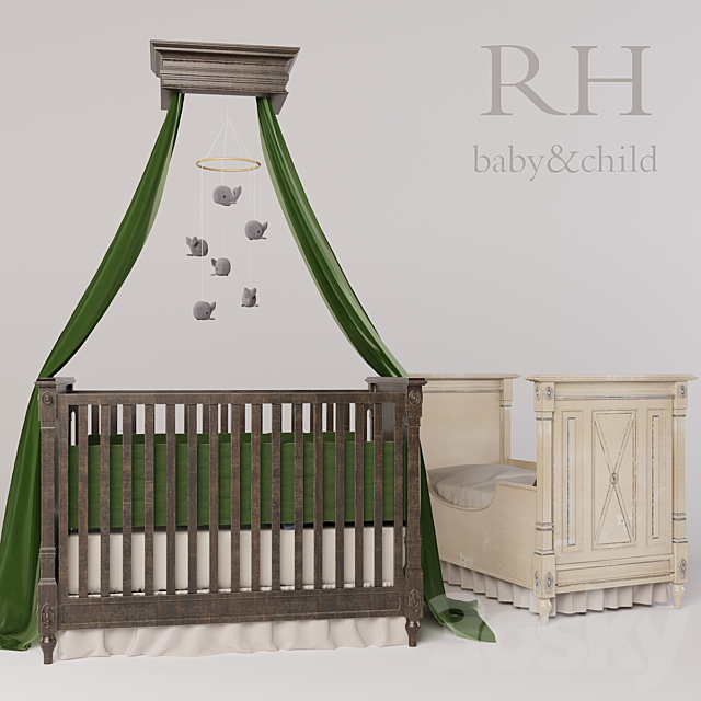 JOURDAN CONVERSION BED RH 3DSMax File - thumbnail 3